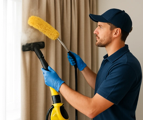 Trusted drapes cleaning technician Matty Curtain Cleaning newport-beach-nsw QLD