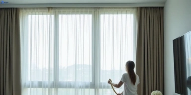 Delicate sheer drape cleaning newport-beach-nsw Matty Curtain Cleaning